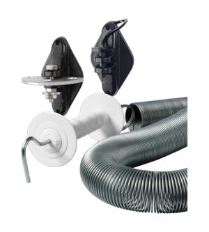 PEL Spring Gate 5m Galv Spring White Handle PA52-W