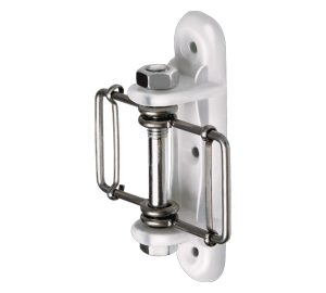 PEL Wide Tape Wood Post 40mm Corner / End Insulator