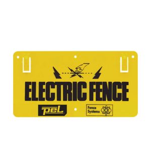 PEL Warning Sign - Electric Fence PA7